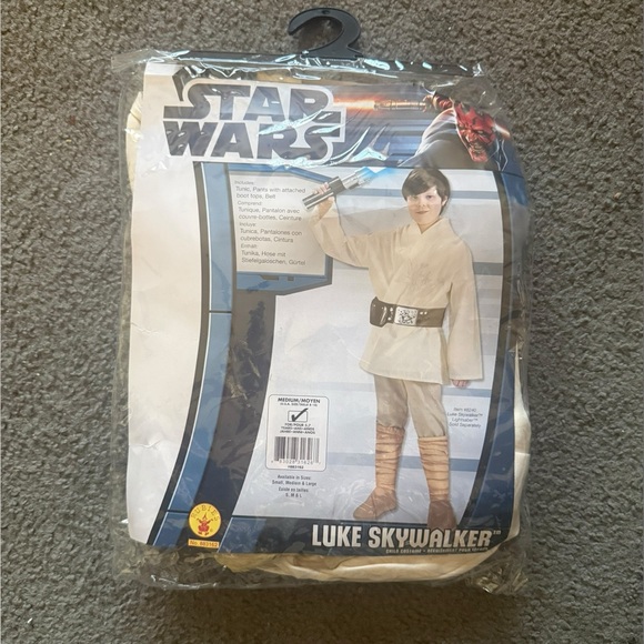 Rubie's Star Wars Luke Skywalker costume kids size Medium ( missing belt) - Picture 1 of 10